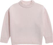 Palm Angels Kids' Curved Logo Knit Sweater
