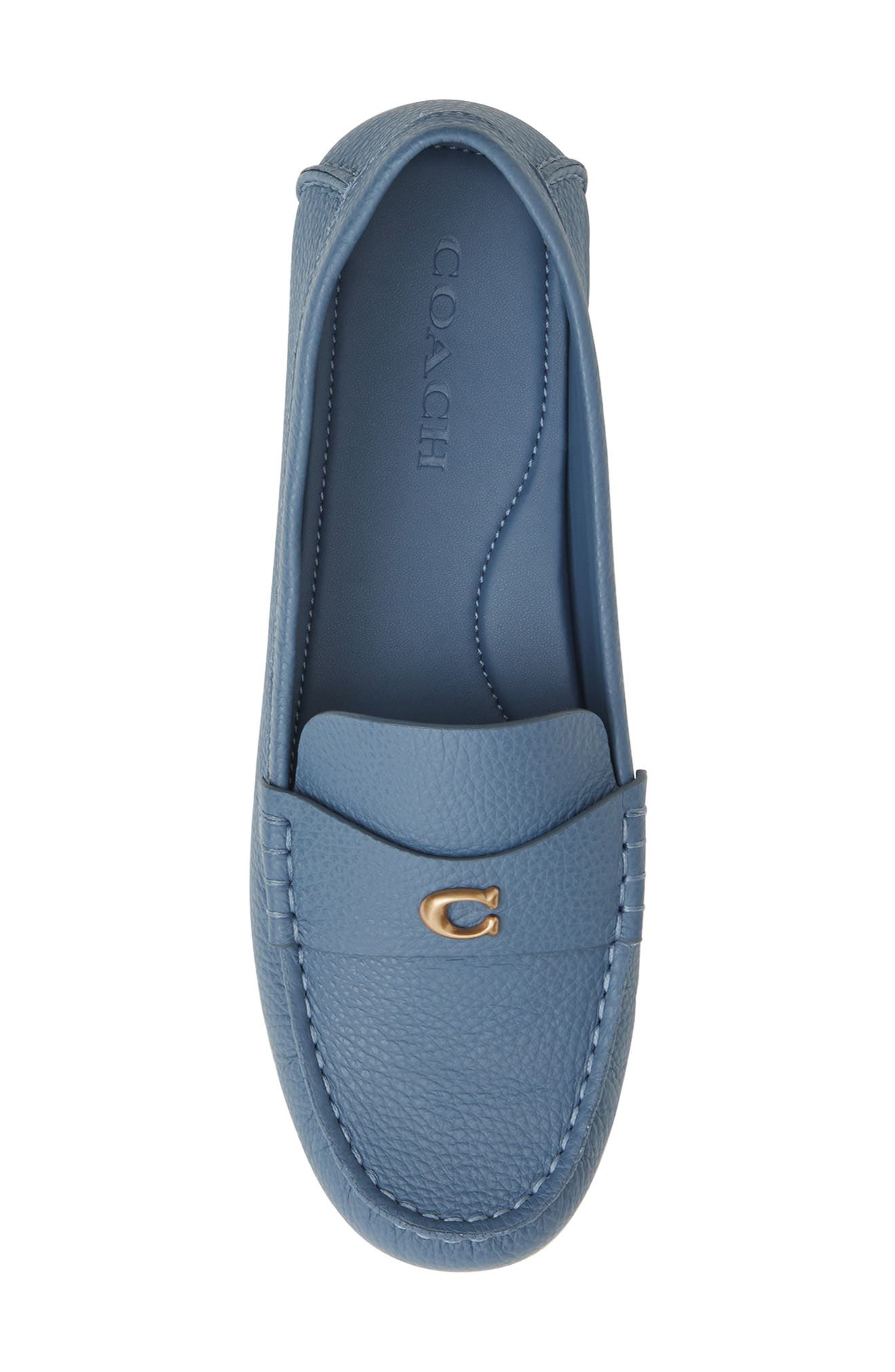Sculpted C Driving Loafer, Alternate, color, LIGHT DENIM