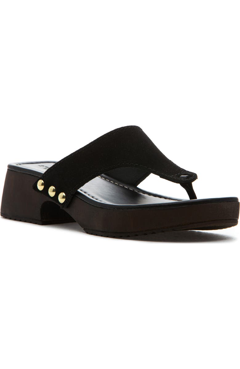 275 Central Posey Platform Flip Flop, Main, color, Black
