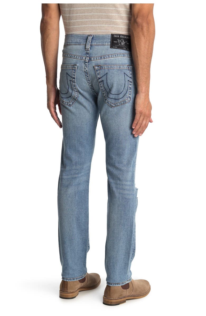 True Religion Brand Jeans Rocco No Flap Straight Leg Jeans, Alternate, color, 