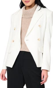 GIBSONLOOK Double Breasted Cotton Blend Blazer