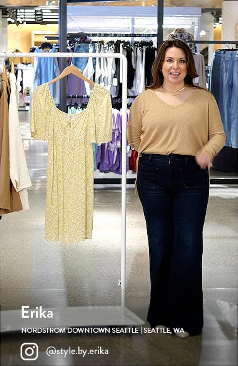 Women's Secret Garden Flutter Sleeve Dress, sales video thumbnail