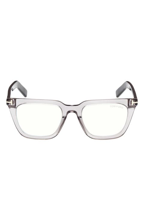 50mm Square Blue Light Blocking Glasses
