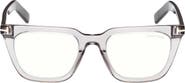 TOM FORD 50mm Square Blue Light Blocking Glasses