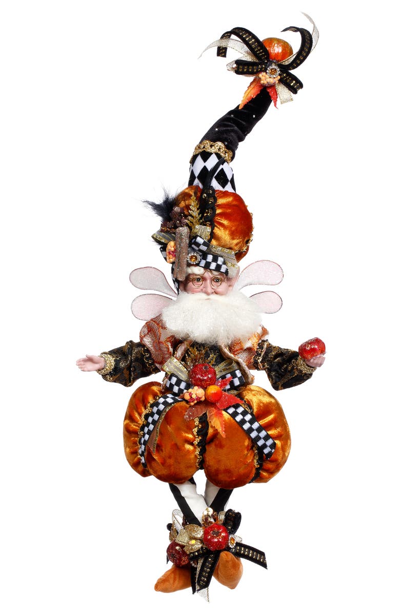 Mark Roberts Pumpkin Spice Latte Fairy, Small, Main, color, Orange
