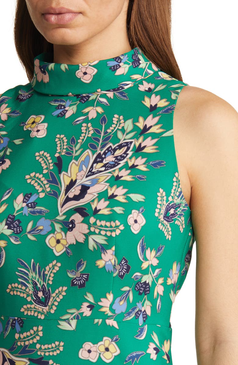 Vince Camuto Printed Handkerchief Hem Midi Dress, Alternate, color,