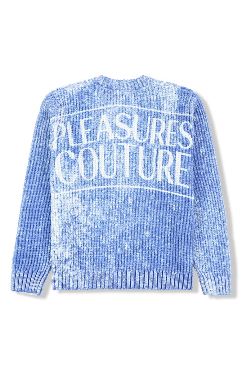 PLEASURES Acid Wash Oversize Sweater, Alternate, color, Blue