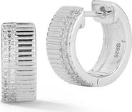 GLAZE JEWELRY Small Cubic Zirconia Hoop Earrings