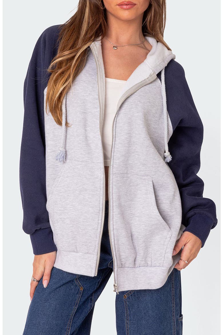 Oslo Zip Hoodie, Main, color, GRAY-MELANGE