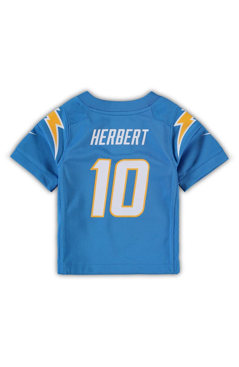 Nike Infant Nike Justin Herbert Powder Blue Los Angeles Chargers Game Jersey, Alternate, color, Powder Blue