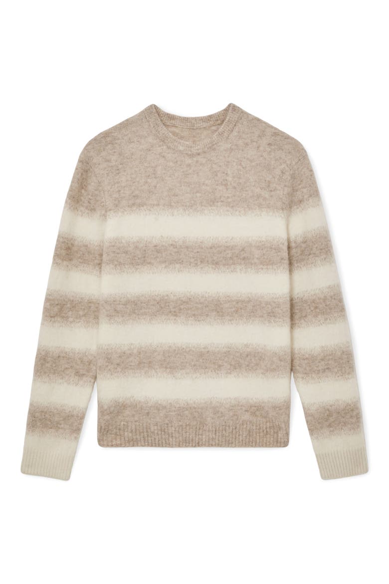 Piers Wool & Alpaca Blend Sweater, Alternate, color, OATMEAL/WHITE