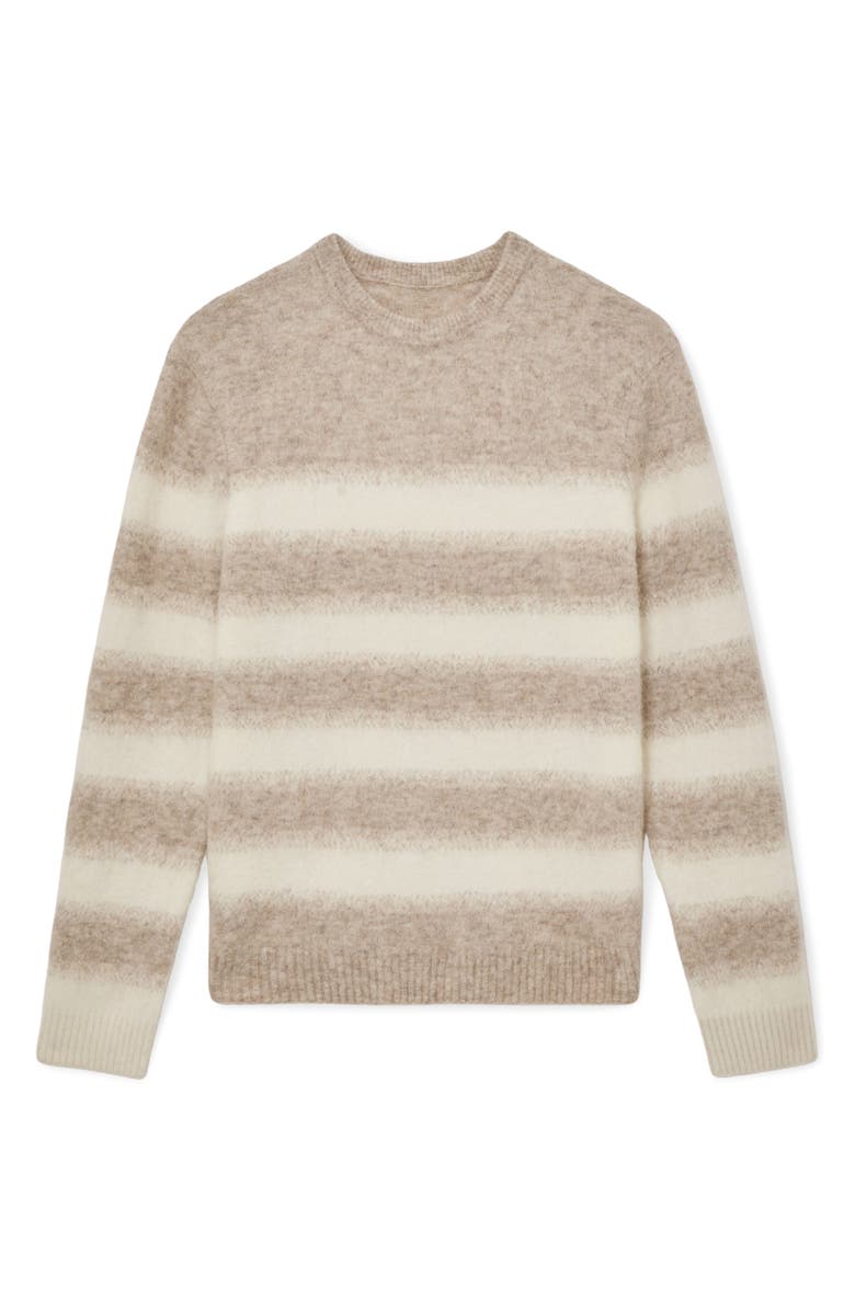 Reiss Piers Wool & Alpaca Blend Sweater, Alternate, color, Oatmeal/White