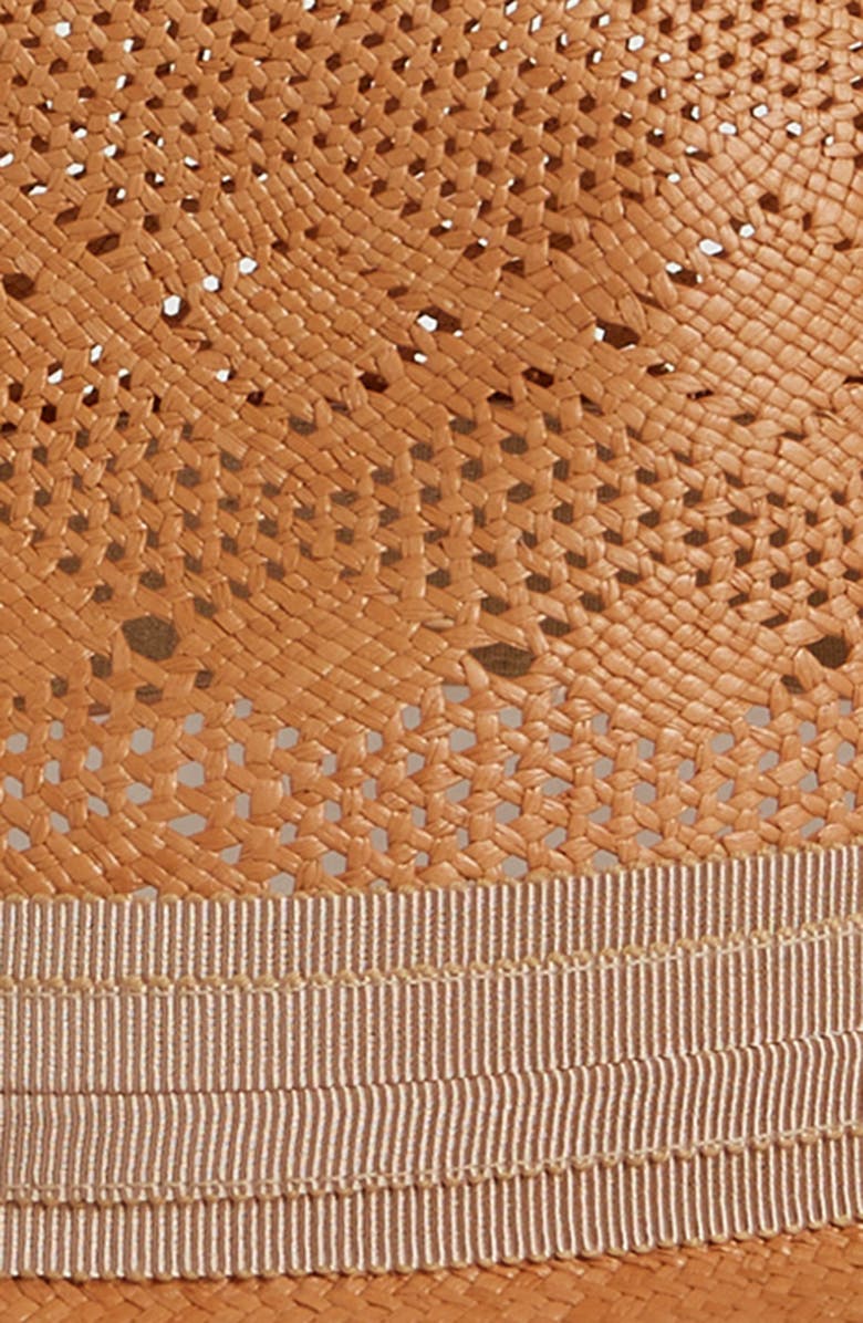 Helen Kaminski Panama Woven Staw Fedora, Alternate, color, 
