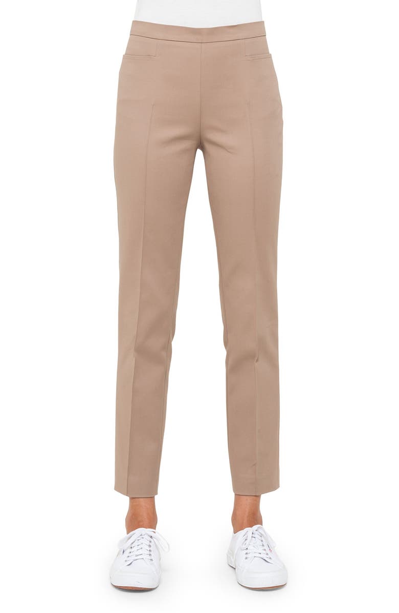 Akris punto Franca Techno Cotton Blend Pants, Main, color, Cord