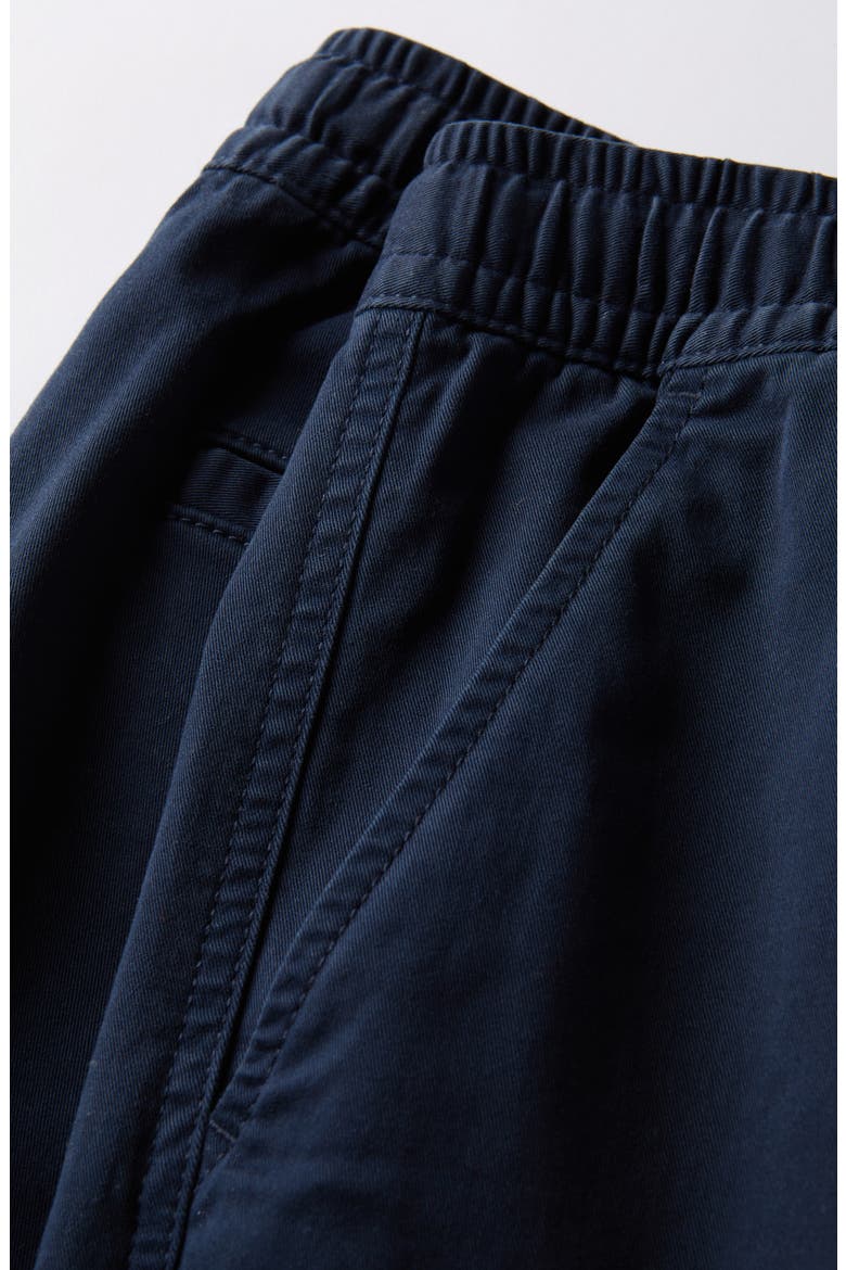 Kids' Essential Stretch Twill Shorts, Alternate, color, NAVY ECLIPSE
