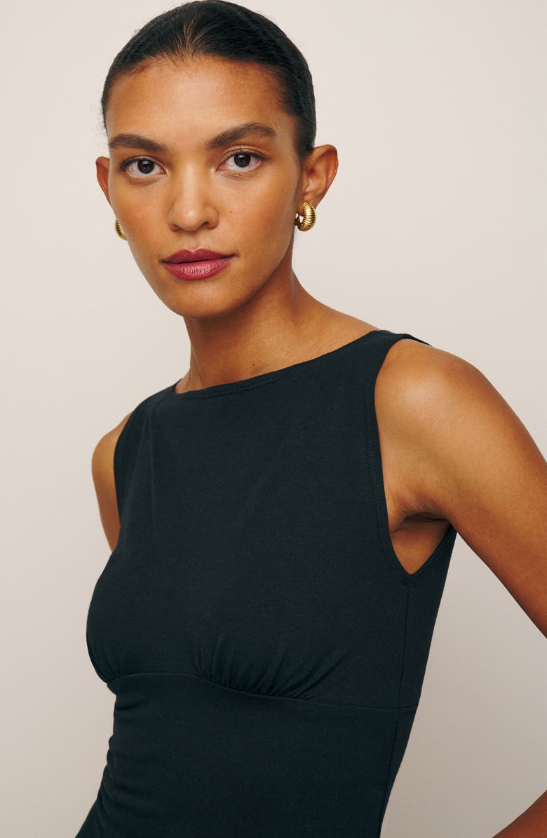 Reformation Mayve Sleeveless Knit Skater Minidress, Alternate, color, 