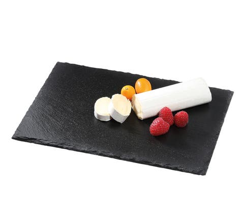 Slate Serving Board for Cheese and Appetizers, Rectangular, 11.8-Inch  x 7.9-Inch