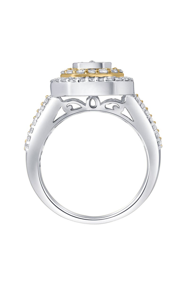 LuvMyJewelry Aurelia Crest 1.20 Ct  10K Gold Diamond Ring, Alternate, color, 10K White Gold