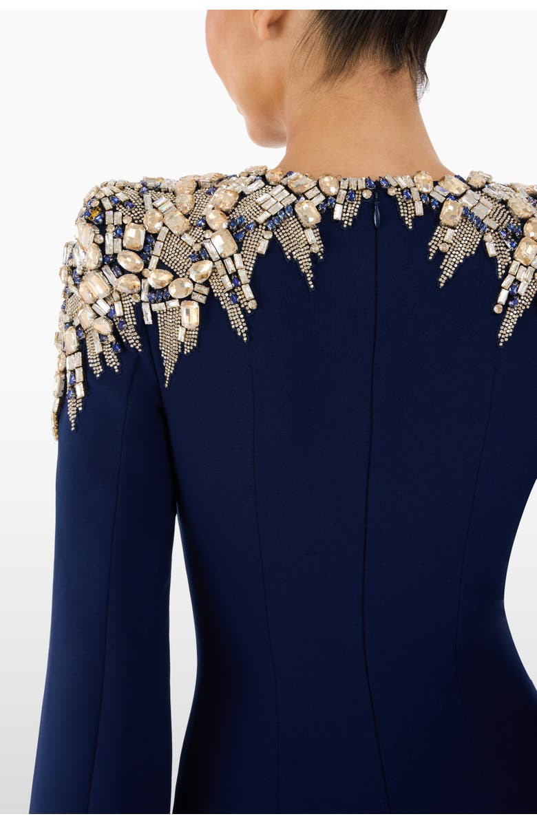 Jenny Packham Adeline Maxi Dress, Alternate, color, Midnight Kiss