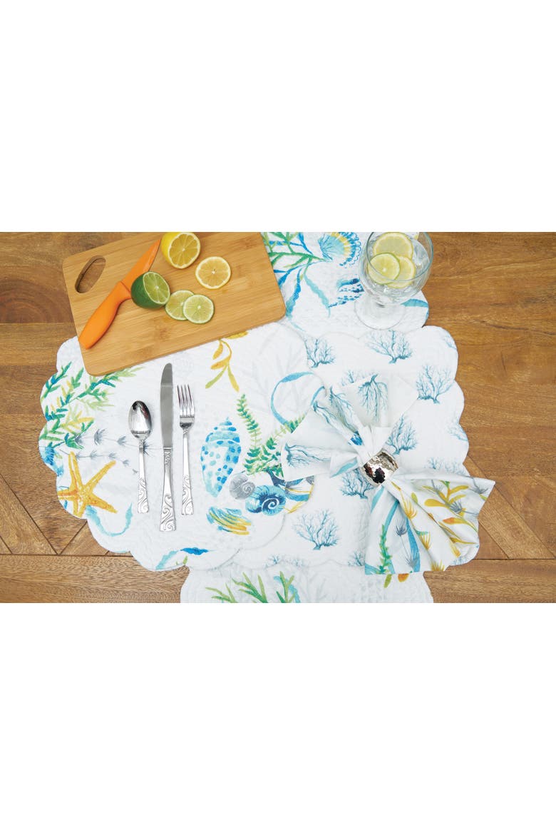 Marlowe Sound Dining Table Runner, Alternate, color, White