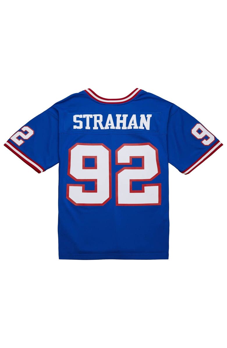 Mitchell & Ness Men's Mitchell & Ness Michael Strahan Royal New York Giants Big & Tall 1993 Retired Player Replica Jersey, Alternate, color, Royal