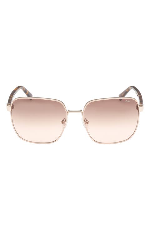 58mm Square Sunglasses