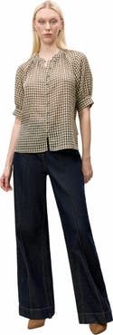 Rebecca Taylor Aster Gingham Blouse