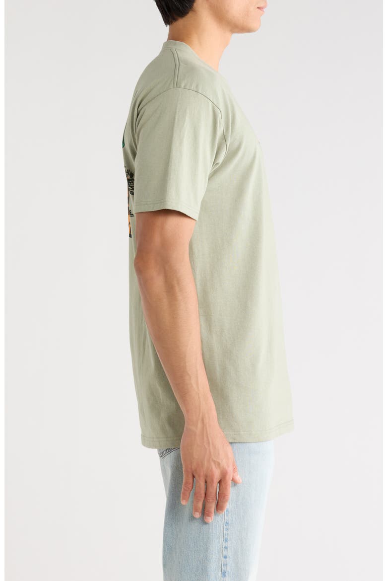 Long Ride Cotton Graphic T-Shirt, Alternate, color, DESERT GREEN