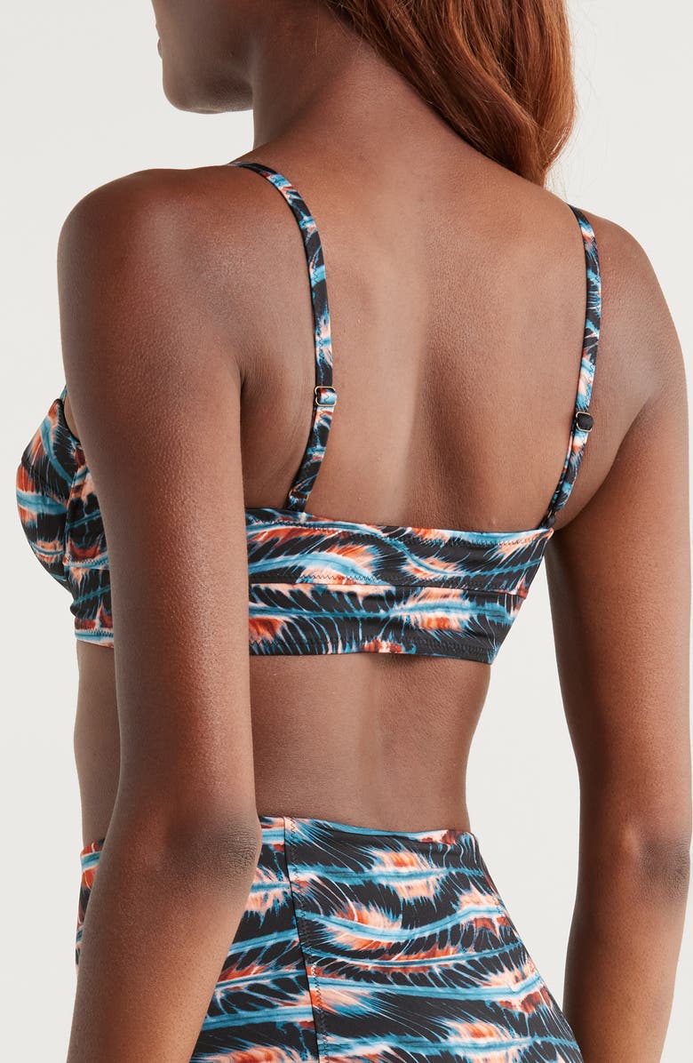 Ulla Johnson Zahara Underwire Bikini Top, Alternate, color, Lazuli