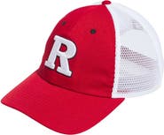 adidas Men's adidas Scarlet Rutgers Scarlet Knights Mascot Slouch Trucker Adjustable Hat