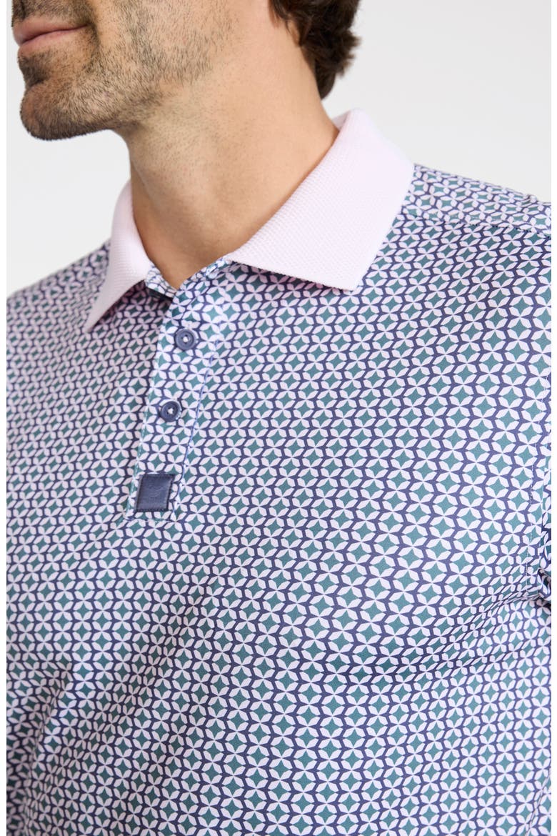 Ridge Geo Print Performance Golf Polo, Alternate, color, IN THE LOOP