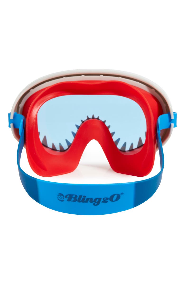 Bling2o Kids' Shark Attack Swim Mask, Alternate, color, Red