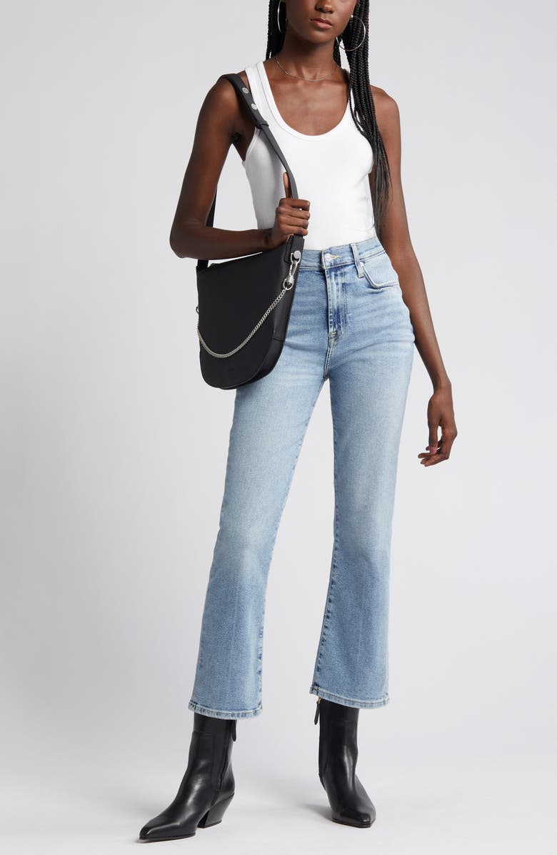 7 For All Mankind High Waist Slim Kick Flare Jeans, Main, color, Must