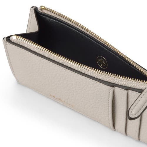 Mulberry Continental Zipped Long Card Holder In Neutral