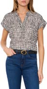 Vince Camuto Abstract Print Top