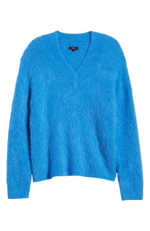 Rails Jodie V-neck Sweater In Cobalt