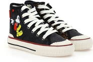 Master of Arts Mickey Leopard High Top Sneakers