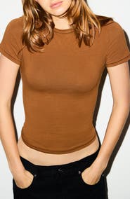 SKIMS Stretch Cotton Jersey T-Shirt