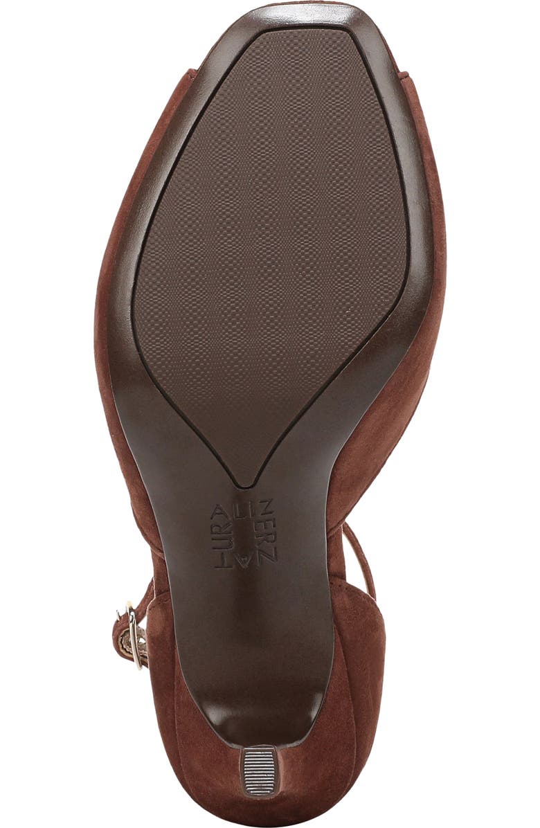 Naturalizer Asha Ankle Strap Peep Toe Pump, Alternate, color, Cappuccino