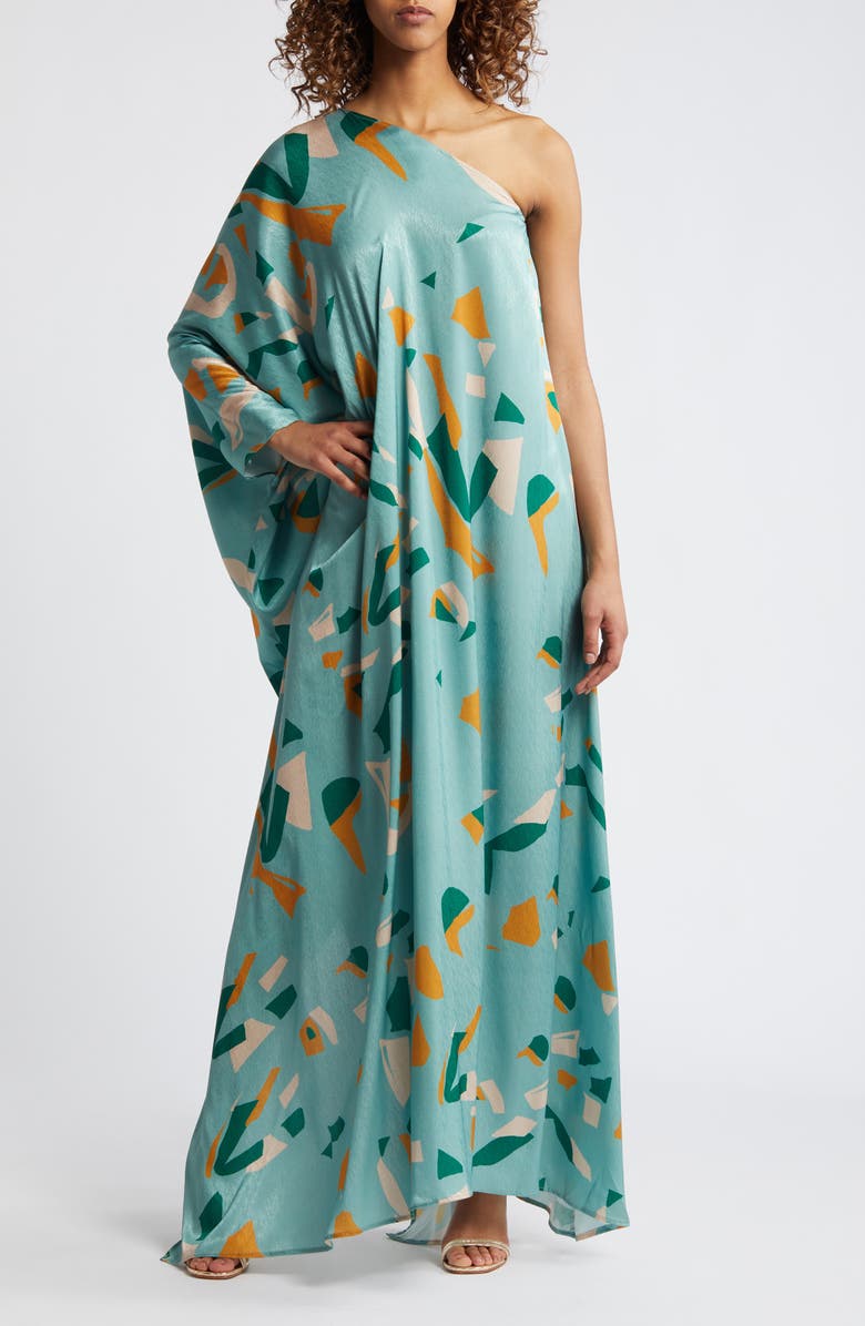 DIARRABLU Satu One-Shoulder Dress, Main, color,