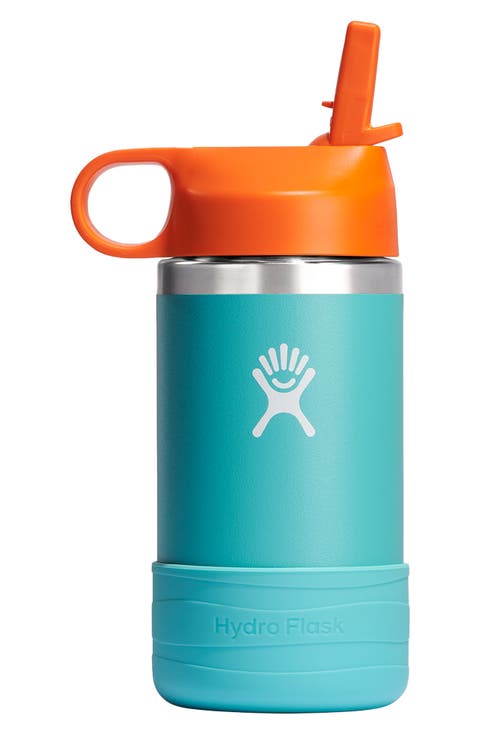 Kids' 12-Ounce Wide Mouth Straw Cap Water Bottle