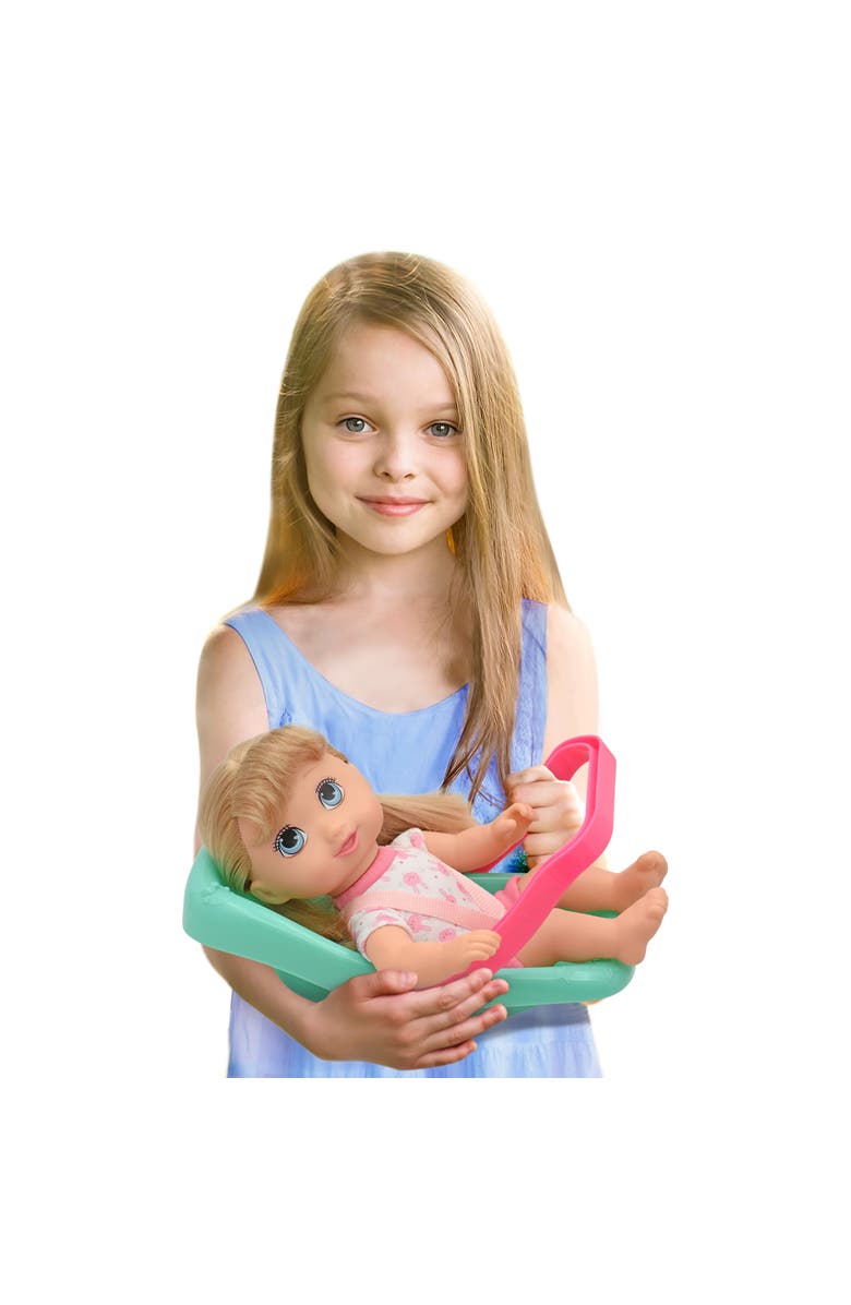 Little Darlings Little Sweeties Carseat Carrier for 10 Inch Dolls, Alternate, color, Multicolored