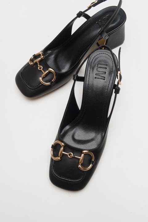 Karol Block Heel Pump