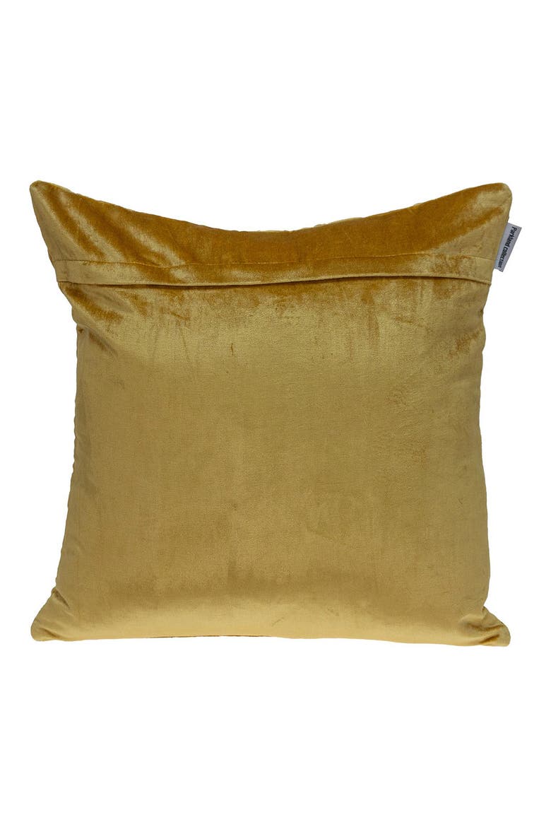 Milo Quilted Throw Pillow, Alternate, color, YELLOW