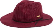 Nine West Rib Knit Panama Hat