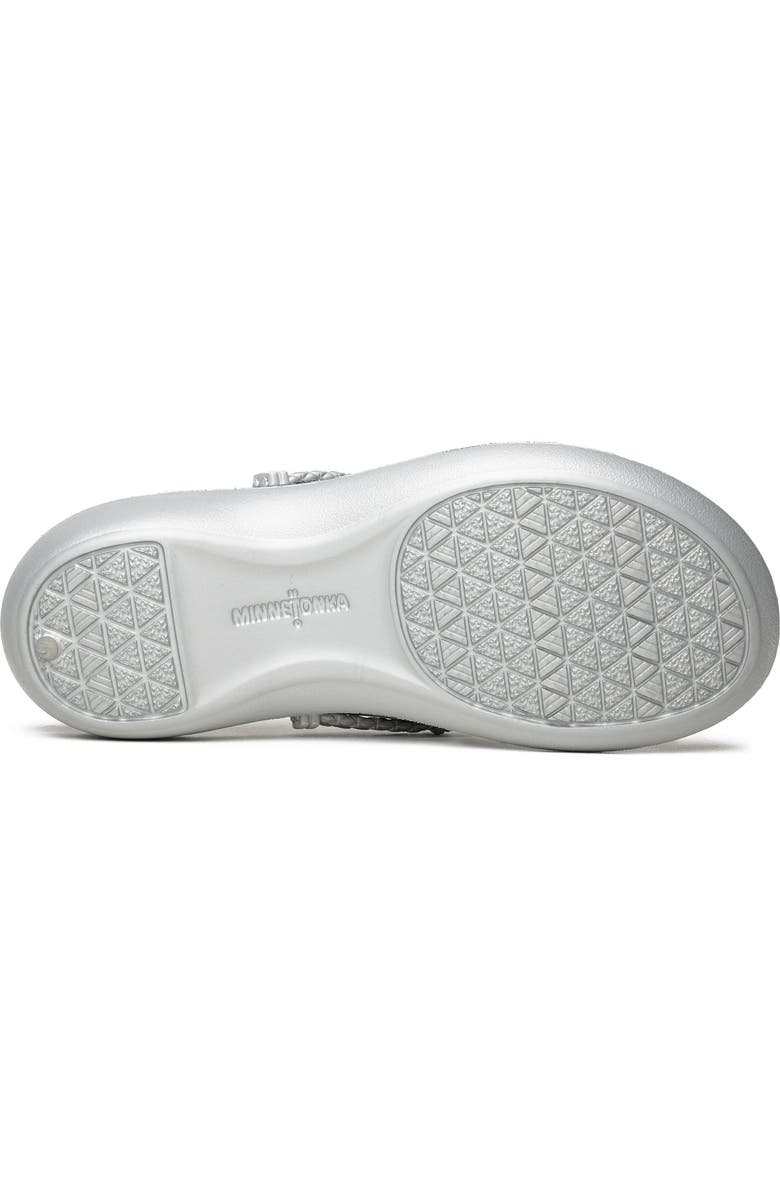 Minnetonka Silverthorne Prism Waterproof Flip Flop, Alternate, color, Grey