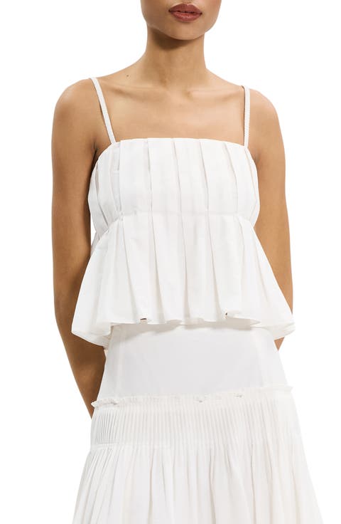 Box Pleat Babydoll Camisole