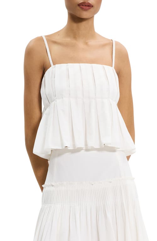Theory Box Pleat Babydoll Camisole