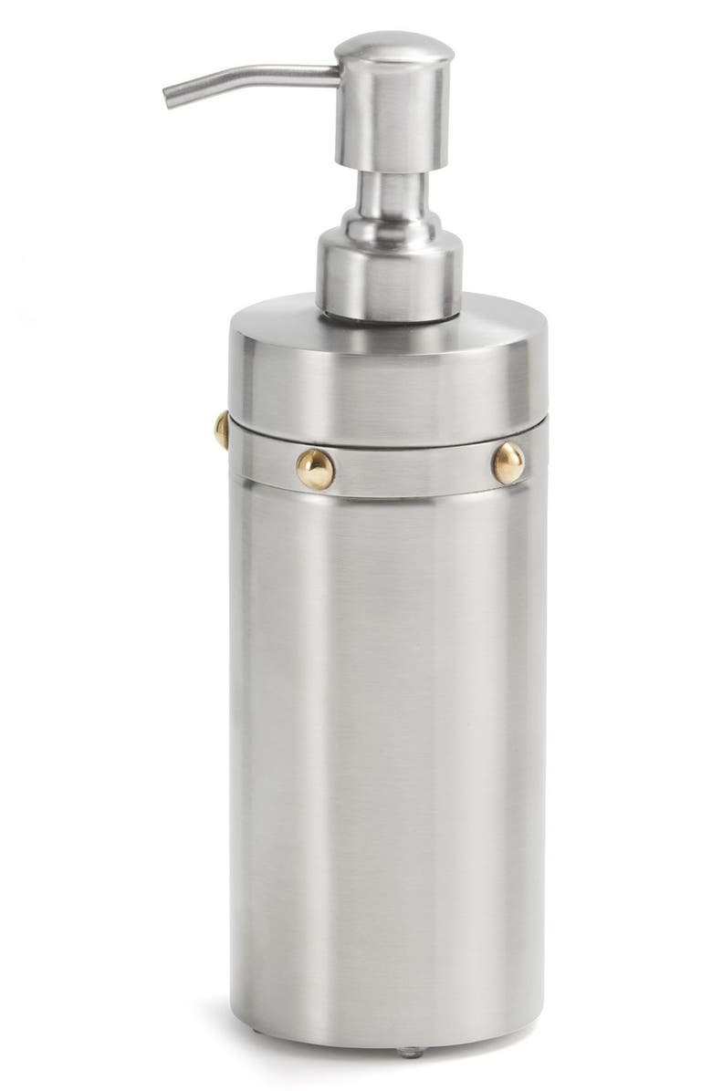 ROSELLI TRADING COMPANY Rivets Lotion Pump, Main, color, Silver