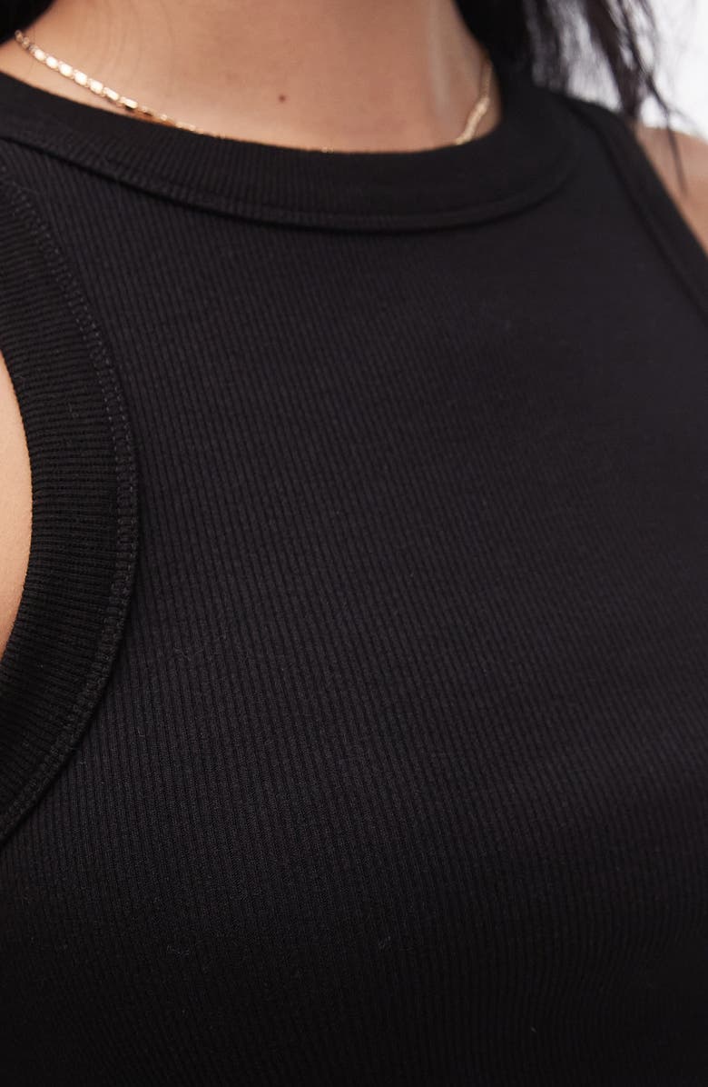 Topshop Rib Racerback Tank, Alternate, color,